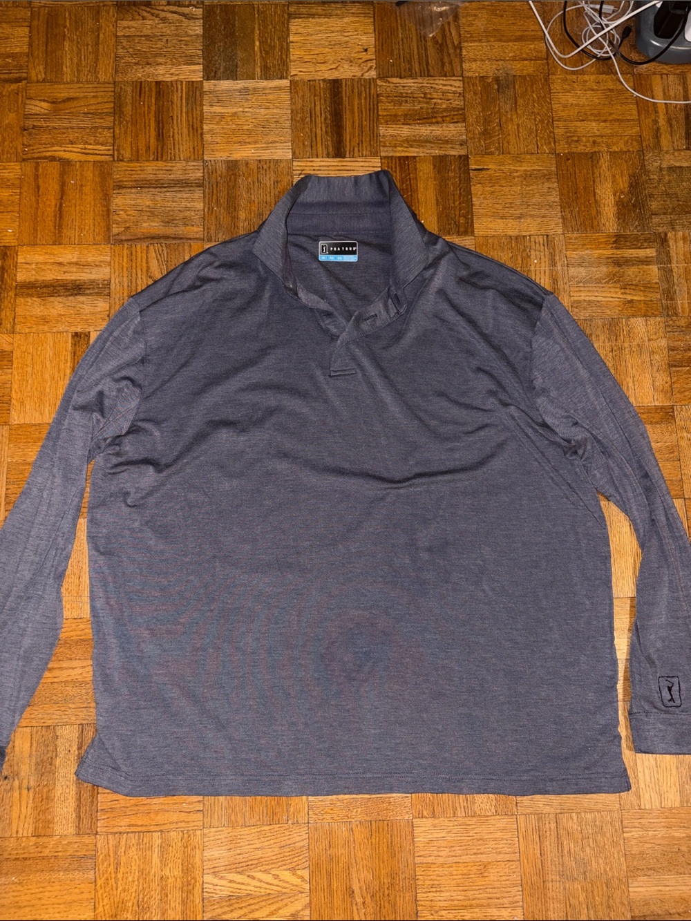 Men's Long Sleeve PGA Tour Polo